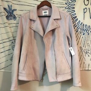Lavender moto jacket